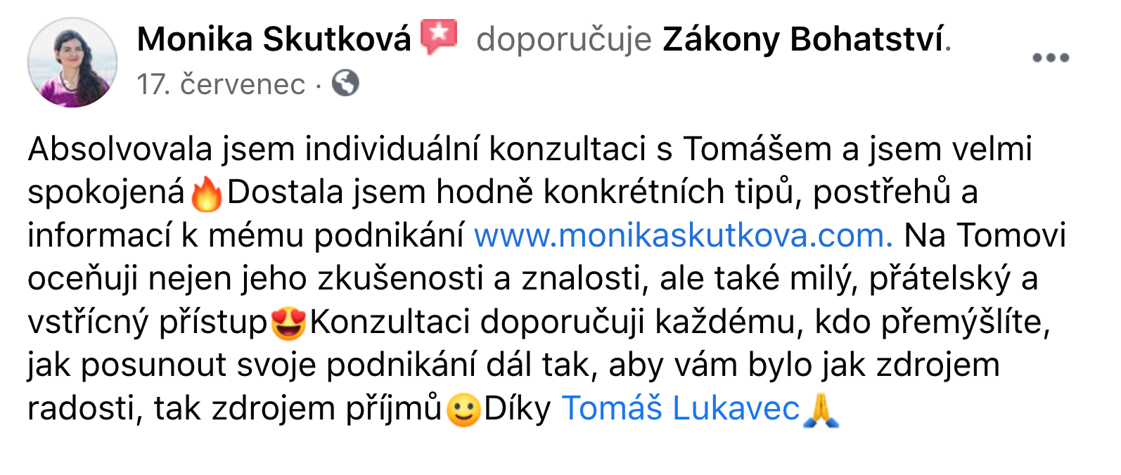 Reference - Monika Skutková